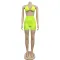 Sexy two piece swimsuit with suspenders
