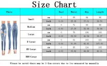 Fashion high waist jeans with holes
