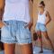Fashion denim shorts