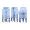 Casual solid fringed jeans