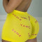 Sexy tight shorts printed shorts Yoga Pants