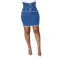 Fashionable sexy bandage denim skirt