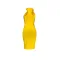 Solid slim i-waistcoat dress