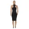 Solid slim i-waistcoat dress