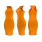 Solid slim i-waistcoat dress