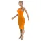 Solid slim i-waistcoat dress