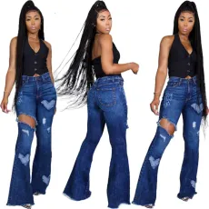 Fashion sexy flared jeans