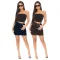 Fashion denim stretch skirt