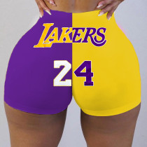 Sexy tight shorts printed shorts Yoga Pants