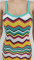 Fashion Stripe Print suspender dress