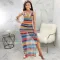 Sexy and fashionable super elastic mesh beach skirt