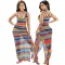 Sexy and fashionable super elastic mesh beach skirt