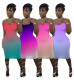 Fashion dream gradient dress