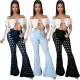 Fashion Sexy Stretch flared pants
