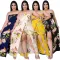 Flower split strap elastic one-piece pants