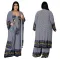 Print suit coat wide leg pants three piece bra set