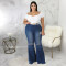 Fashion jeans flared pants