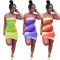 Fashionable and sexy draped open back dress