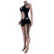 Mink velvet sexy pleated swimsuit