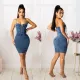 Sexy denim dress