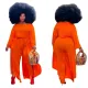 Solid large two piece set