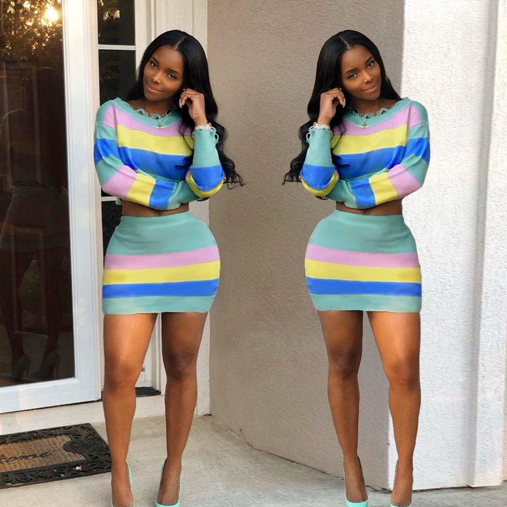 US$ 6.41 - Fashion leisure color matching sports two piece set - www.keke-lover.com