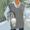 Fashion sleeveless vest vest sweater