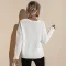V-neck cardigan knitted coat