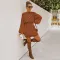 Fashion high waist knitted dress