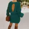 Fashion high waist knitted dress