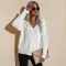 V-neck cardigan knitted coat