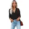 V-neck cardigan knitted coat
