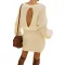 Fashion high waist knitted dress