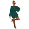 Fashion high waist knitted dress
