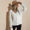 V-neck cardigan knitted coat