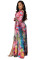 Sexy fashion digital print V-neck dress