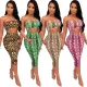 Sexy print dress