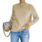 Fashion round neck long sleeve sweater
