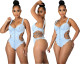 Sexy denim Jumpsuit swimsuit