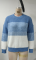 Fashion knit stitched loose sweater