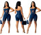Strap sling zipper sexy Jumpsuit