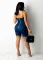 Strap sling zipper sexy Jumpsuit