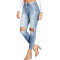 Fashion slim trend ripped jeans