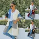Fashion sweater cardigan coat