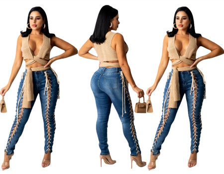Fashion sexy slim jeans