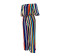 Colorful striped wide leg Jumpsuit