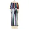 Colorful striped wide leg Jumpsuit