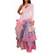Fashion multi-layer mesh irregular skirt (single skirt)