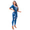 Fashion casual sexy denim Jumpsuit