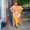 Tie dyeing casual three piece set